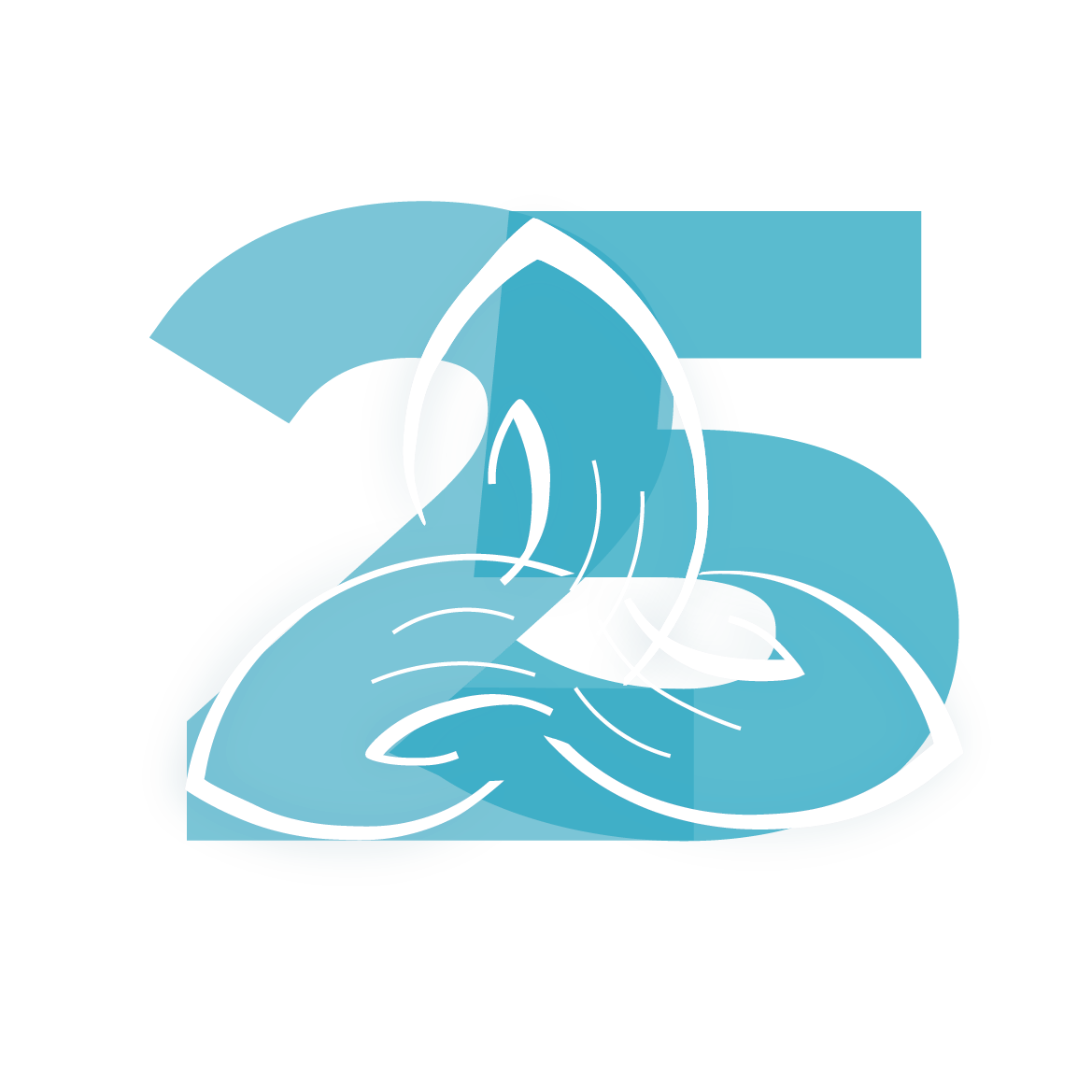 Interfaith Encounter Association 25th anniversary emblem